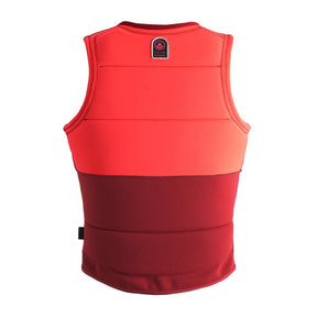 Follow Athena Ladies Comp Wake Vest in Red - BoardCo