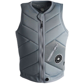 Follow Atlantis Ladies Comp Wake Vest in Ash/Blue - BoardCo