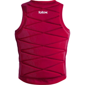 Follow Atlantis Ladies Comp Wake Vest in Burgundy - BoardCo