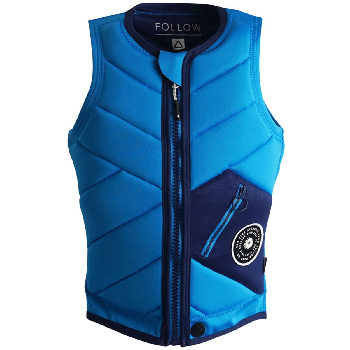 Follow Atlantis Ladies Comp Wake Vest in Royal/Blue - BoardCo