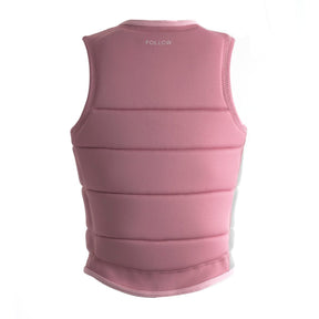 Follow Corp Ladies Comp Wake Vest in Pastel Pink - BoardCo