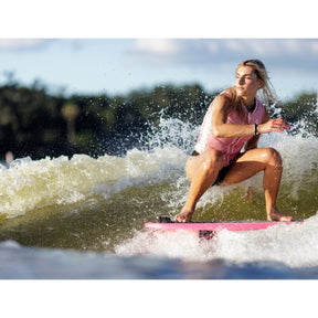 Follow Corp Ladies Comp Wake Vest in Pastel Pink - BoardCo