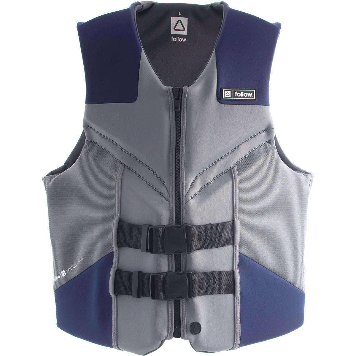 Follow Cure CGA Life Jacket in Navy/Grey - BoardCo