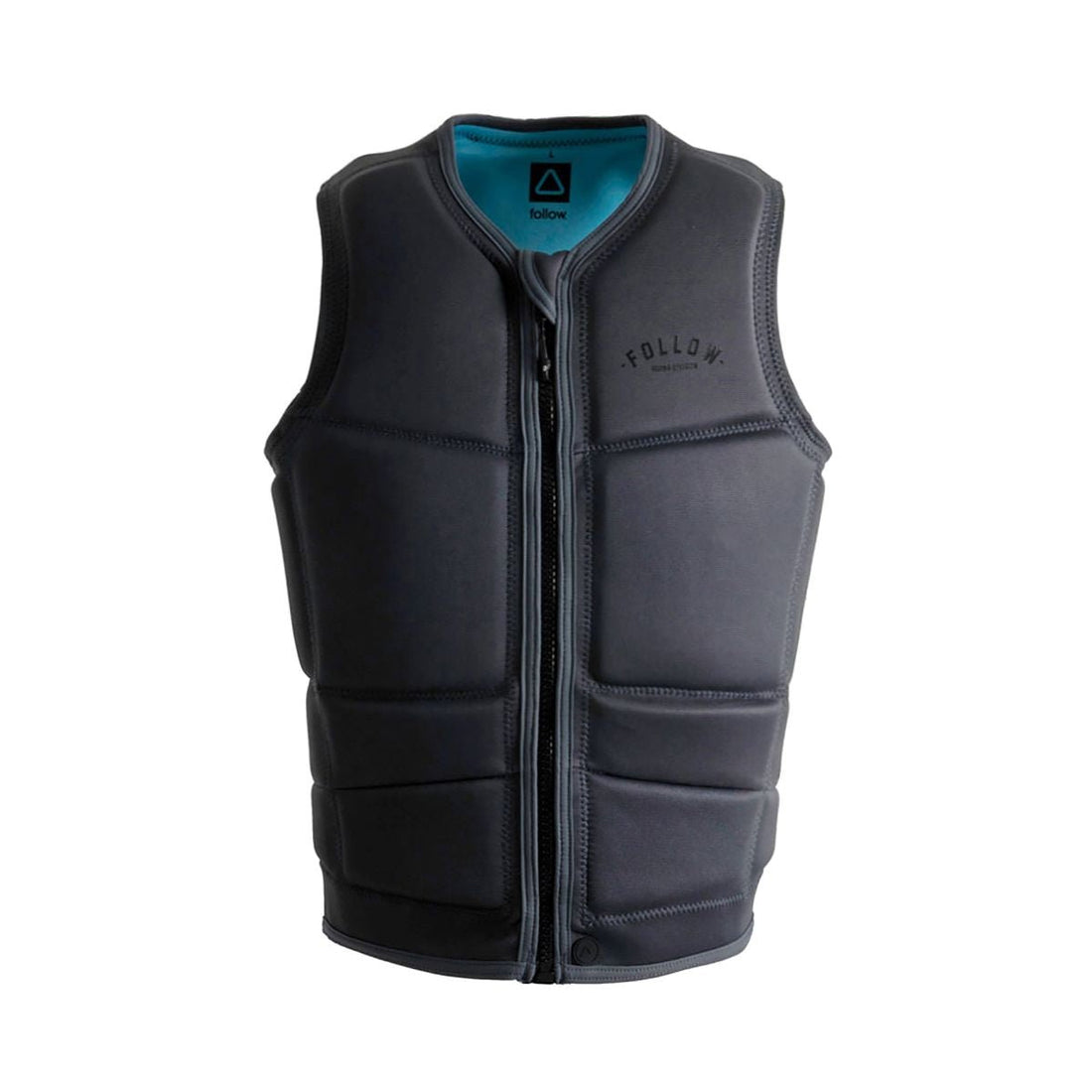 Follow Division Comp Wake Vest in Stone/Charcoal