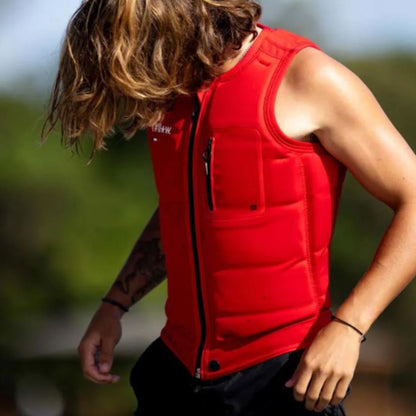 Follow F#*fed Comp Wake Vest in Red - BoardCo