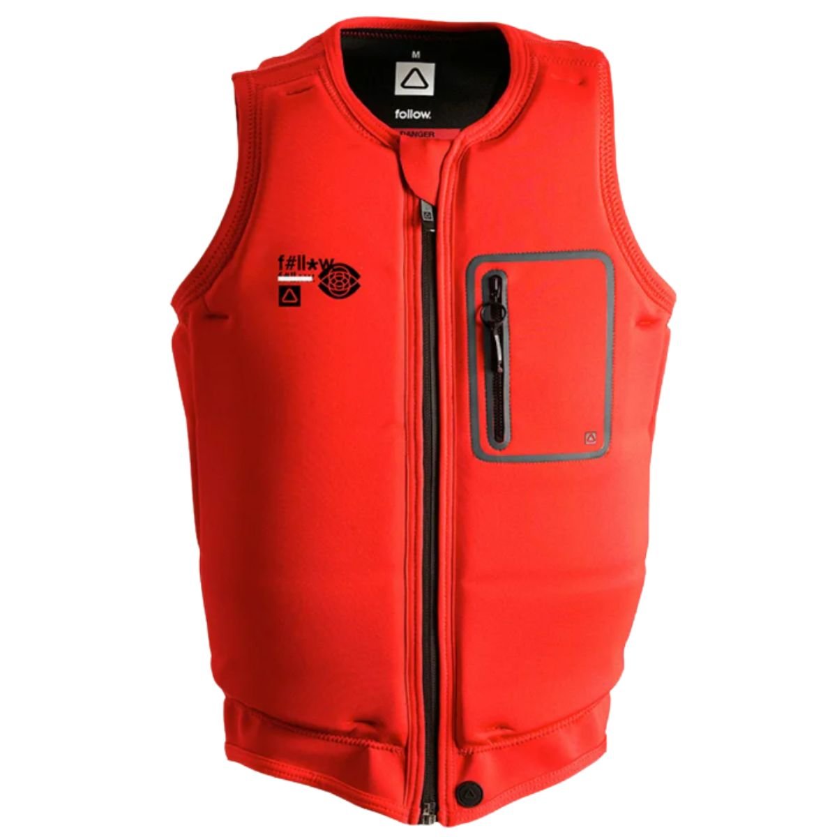 Follow F#*fed Comp Wake Vest in Red - BoardCo