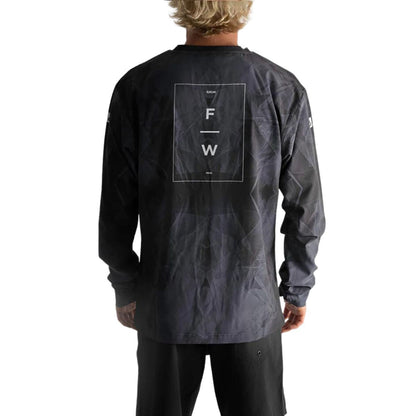 Follow F#*fed L/S Hydro Tee in Charcoal - BoardCo