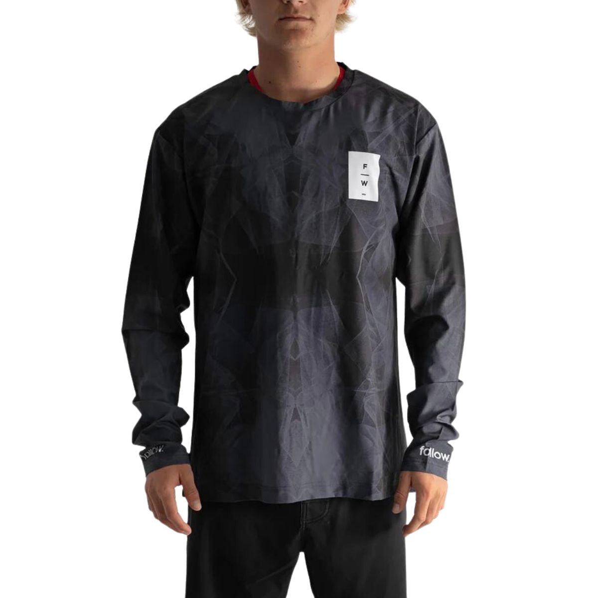 Follow F#*fed L/S Hydro Tee in Charcoal - BoardCo