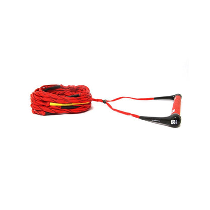 Follow F#*fed Package in Black/Red Wakeboard Rope - BoardCo