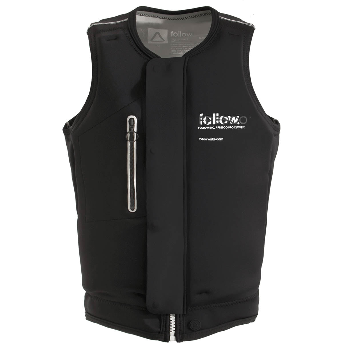 Follow Fresco Comp Wake Vest in Black - BoardCo