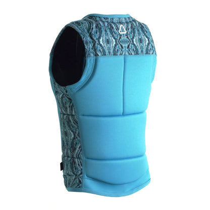 Follow Harmony Ladies Comp Wake Vest in Aqua - BoardCo