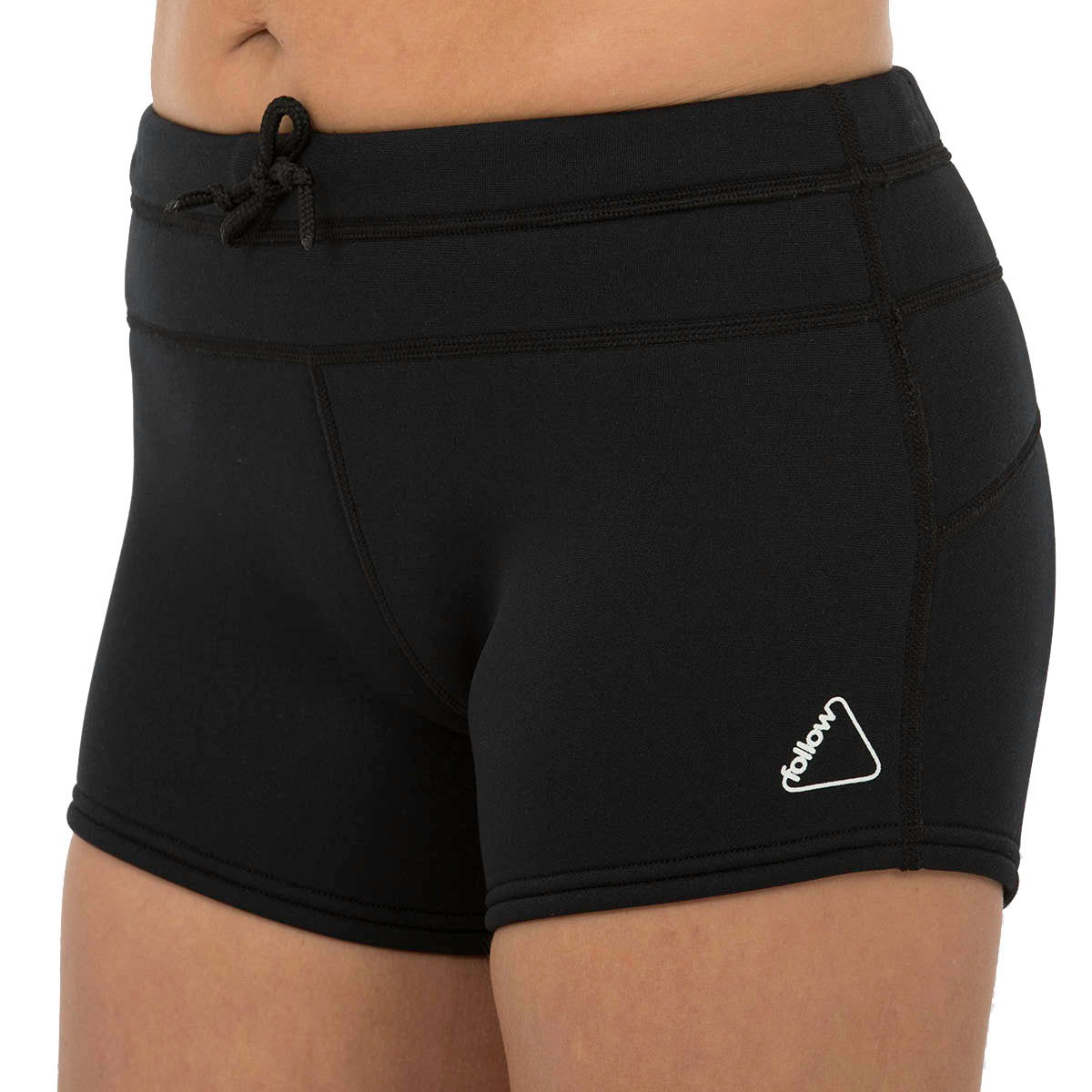 Follow Ladies 1.5mm Pro Wetty Shorts in Black - BoardCo