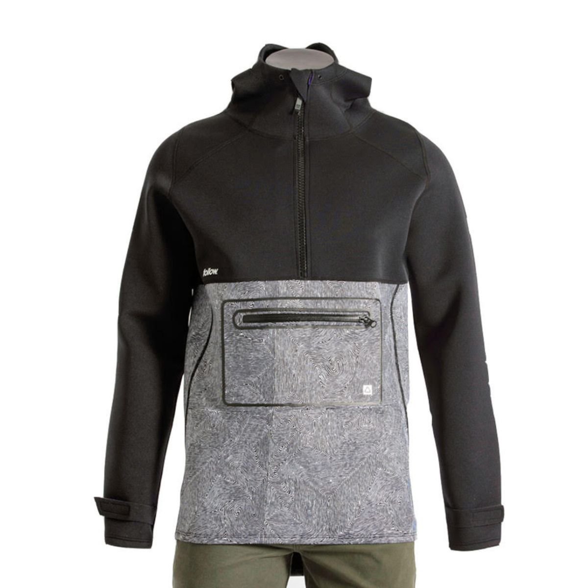 Follow Layer 3.12 Pro Neo Anorak in Pedro Black - BoardCo