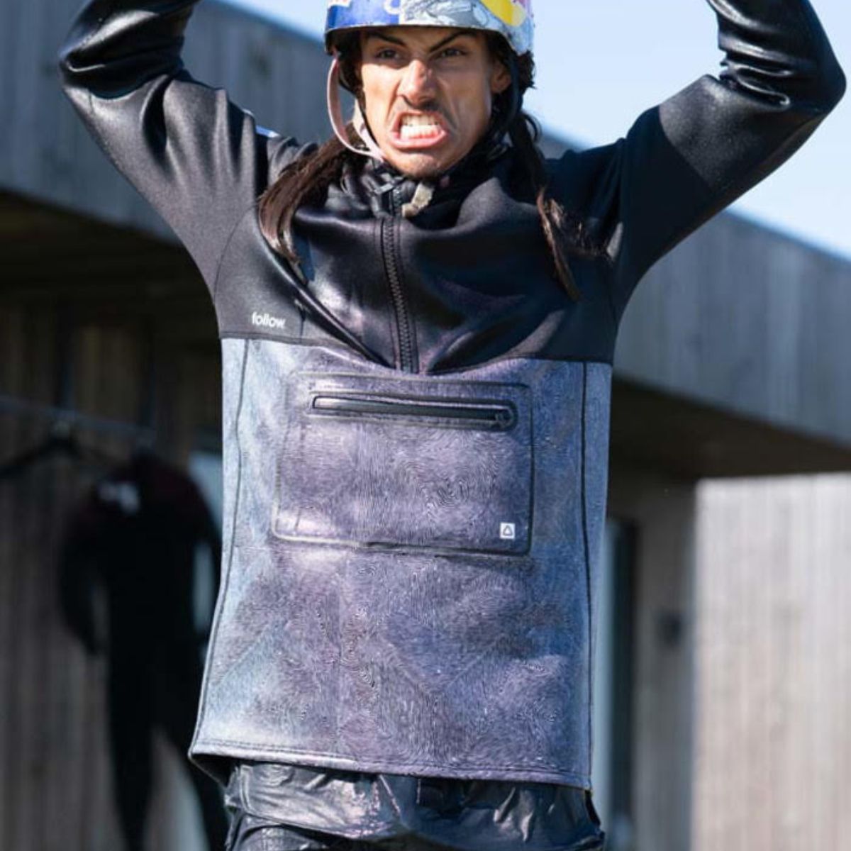 Follow Layer 3.12 Pro Neo Anorak in Pedro Black - BoardCo