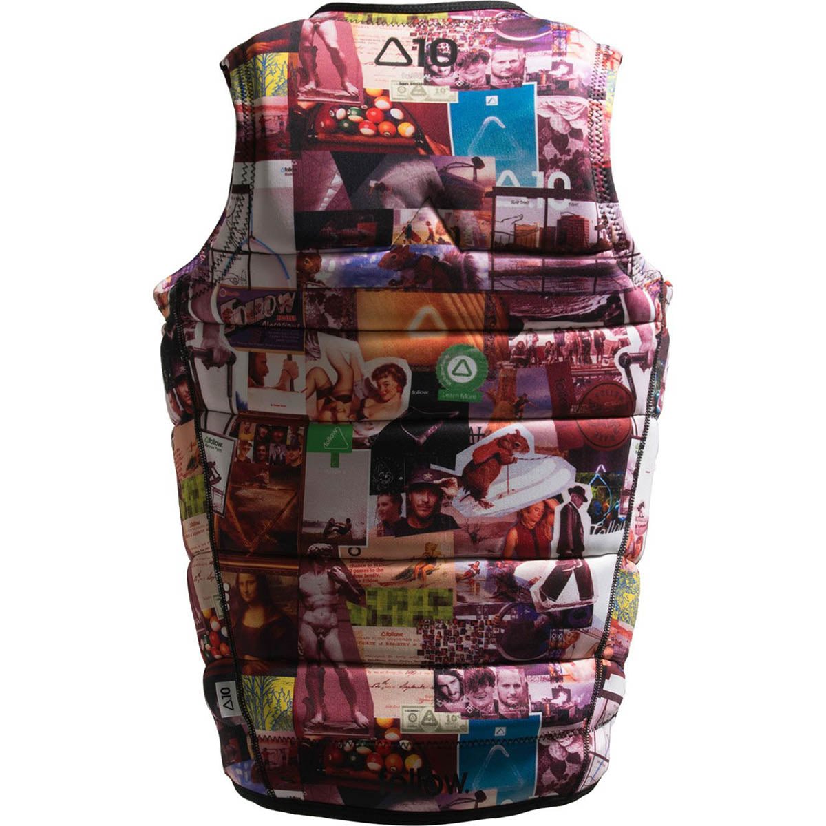 Follow LTD Ladies Comp Wake Vest in Black - BoardCo