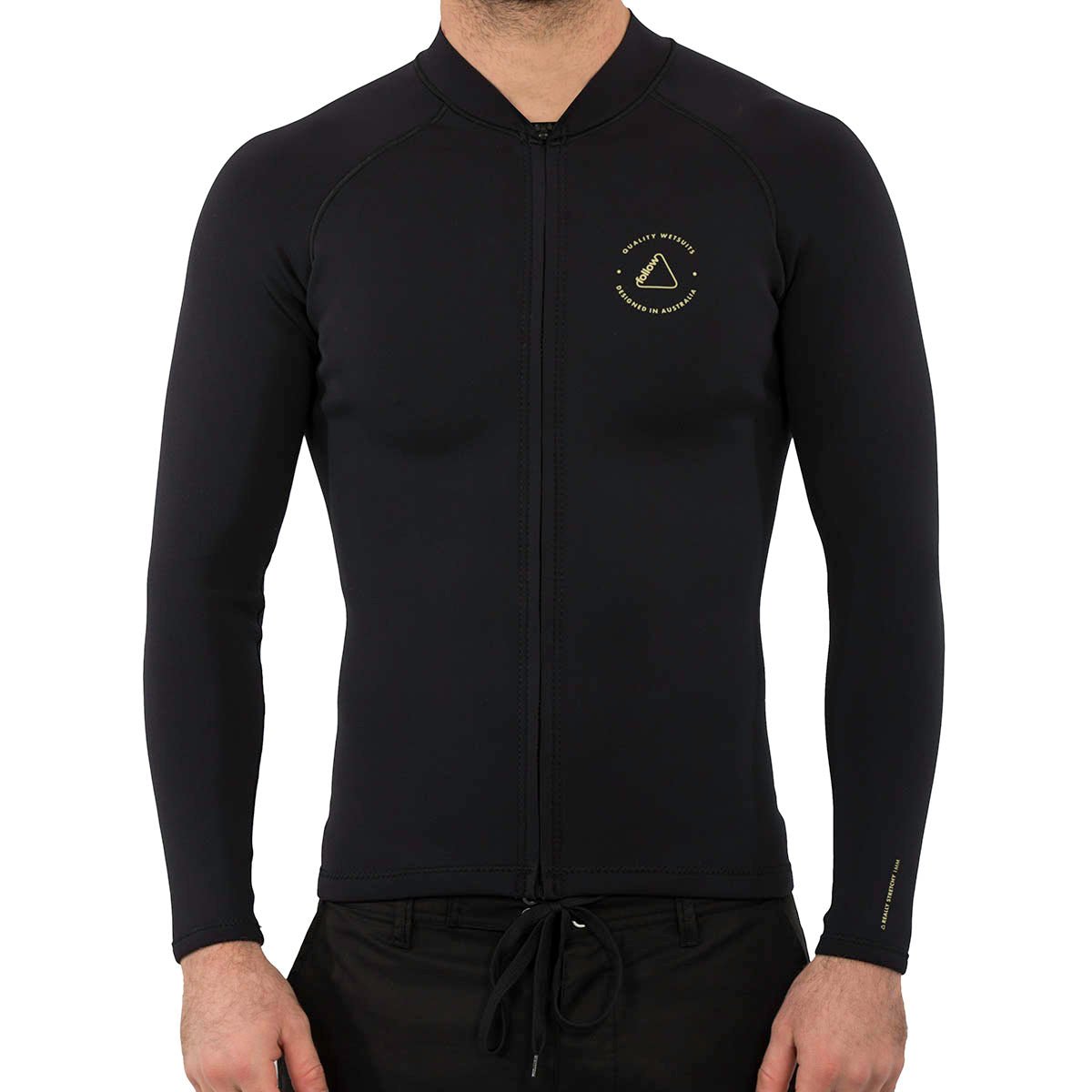 Follow Men's Pro 2MM Wetty Top in Black - BoardCo