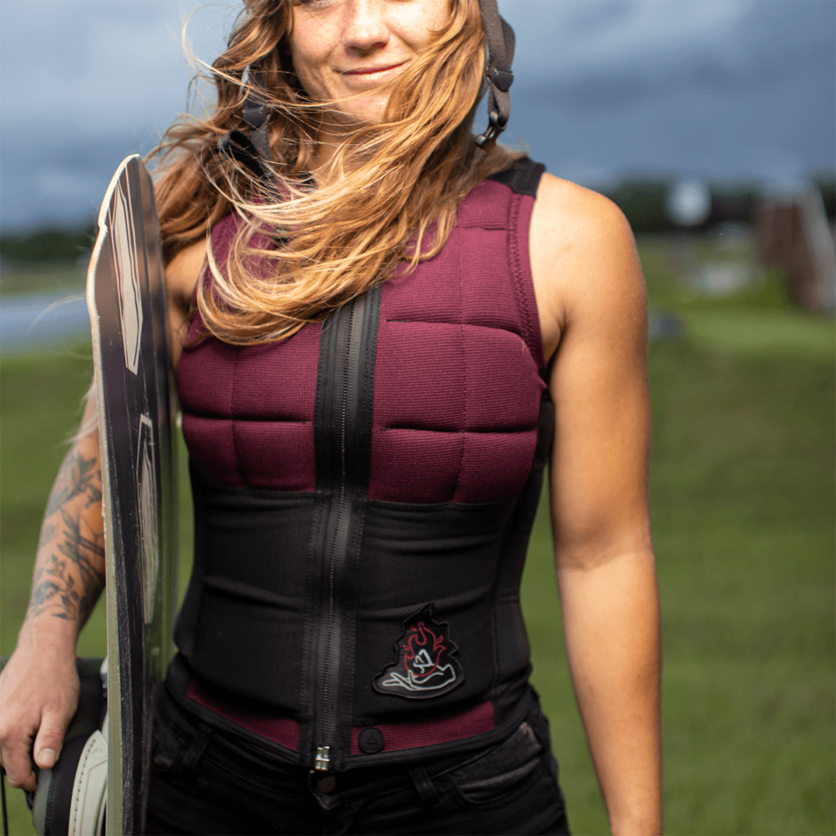 Follow Pharaoh Comp Wake Vest 2022 in Rose - BoardCo