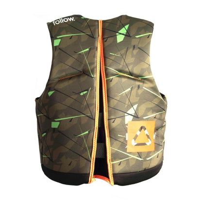 Follow Pop Kids CGA Life Jacket in Jungle Camo - BoardCo