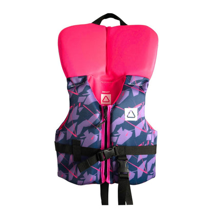 Follow Pop Kids CGA Life Jacket in Purple/Pink - BoardCo