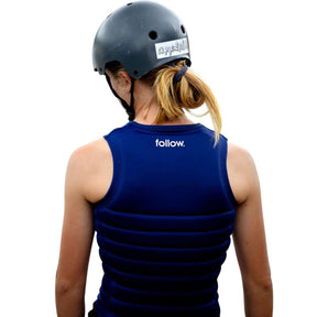 Follow Primary Ladies Comp Wake Vest in Navy - BoardCo