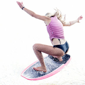 Follow Primary Ladies Comp Wake Vest in Pink - BoardCo