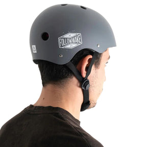 Follow Pro Helmet in Charcoal/Pink - BoardCo