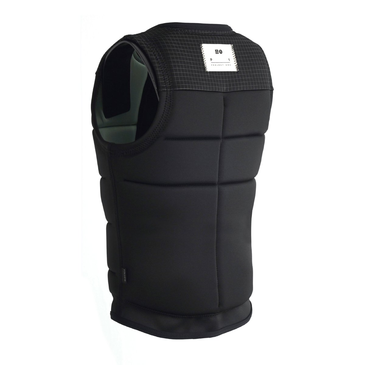 Follow Project One Ladies Comp Wake Vest in Black - BoardCo
