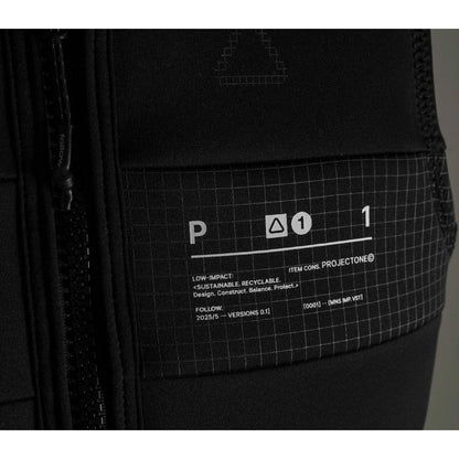 Follow Project One Mens Comp Wake Vest in Black - BoardCo