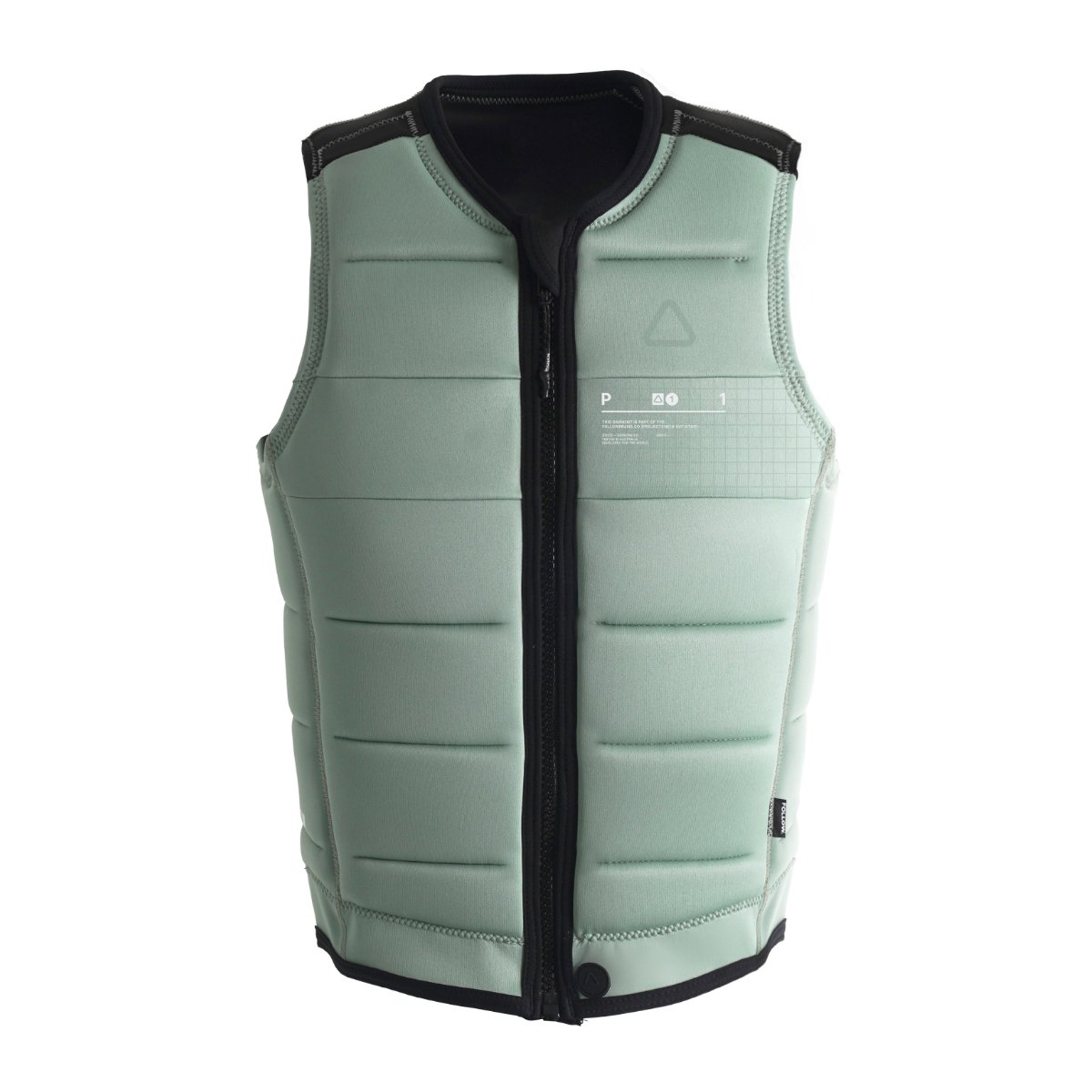 Follow Project One Mens Comp Wake Vest in Mint - BoardCo