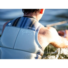 Follow Rarity Comp Wake Vest in Cream - BoardCo
