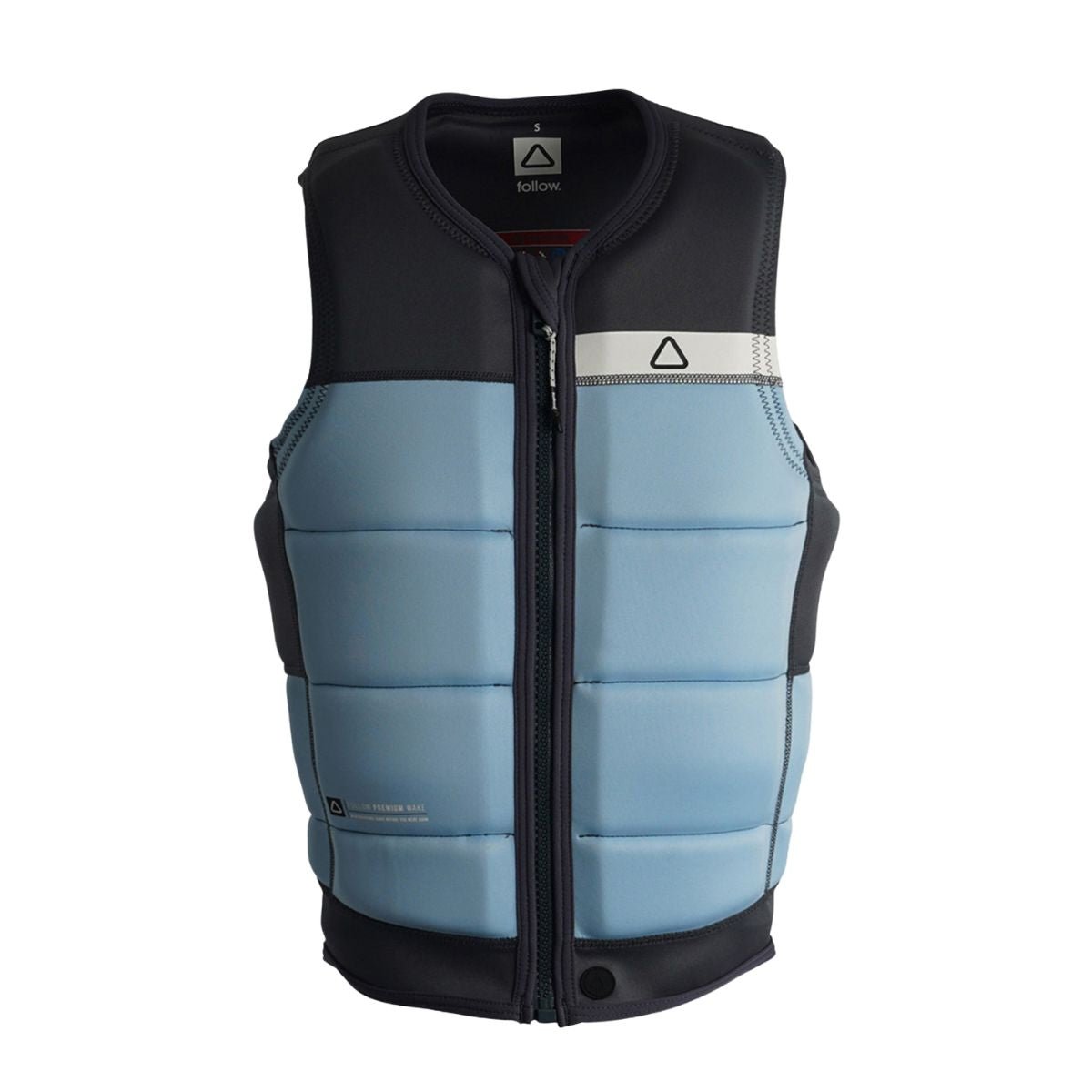 Follow Signal Comp Wake Vest in Soft Blue - BoardCo