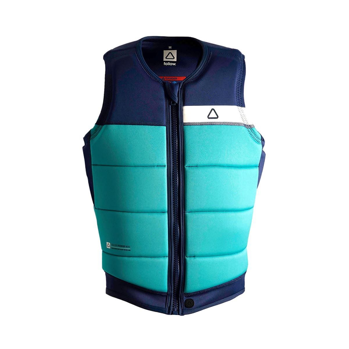 Follow Signal Mens Comp Wake Vest 2022 in Teal - BoardCo