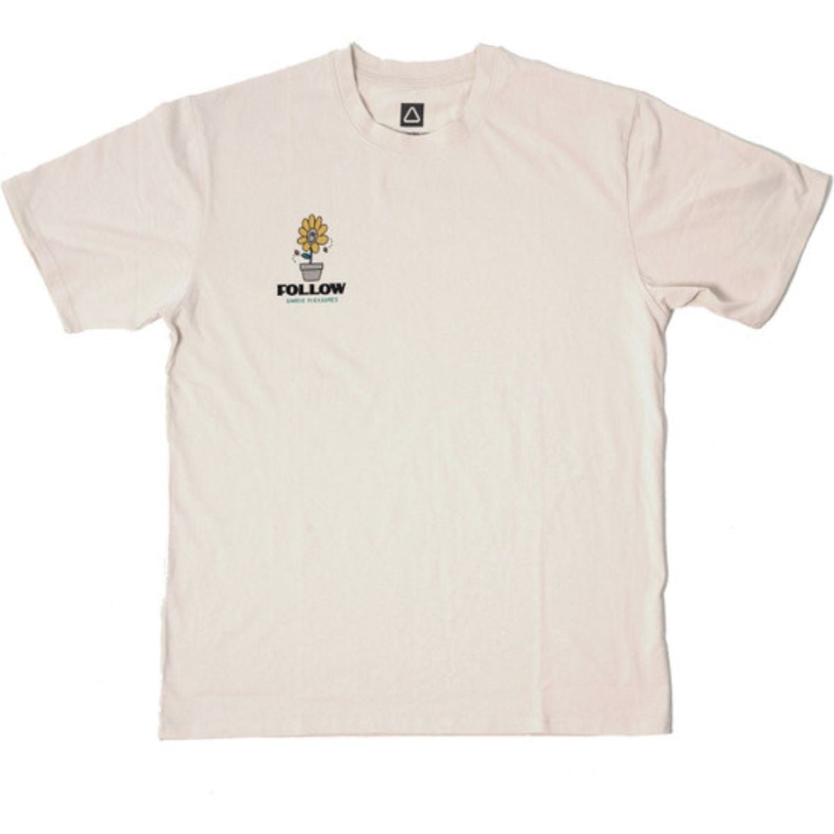 Follow Simple Pleasures Men's Tee in Natural - BoardCo