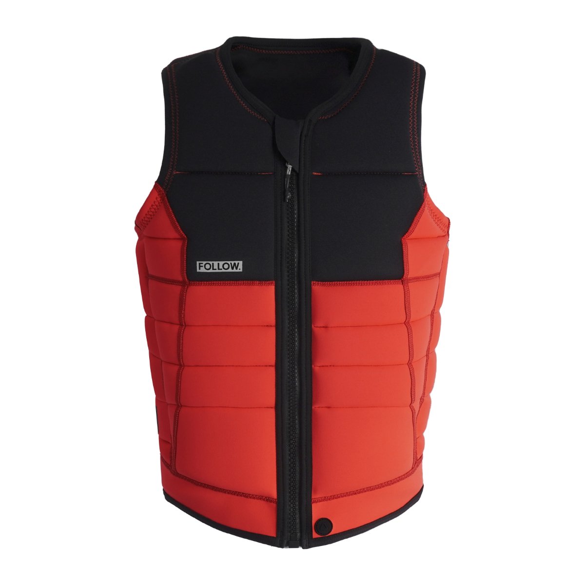 Follow Sovereign Comp Wake Vest in Red/Black - BoardCo