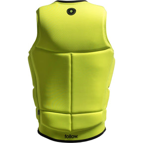 Follow SPR Regular Comp Wake Vest in Yellow - BoardCo