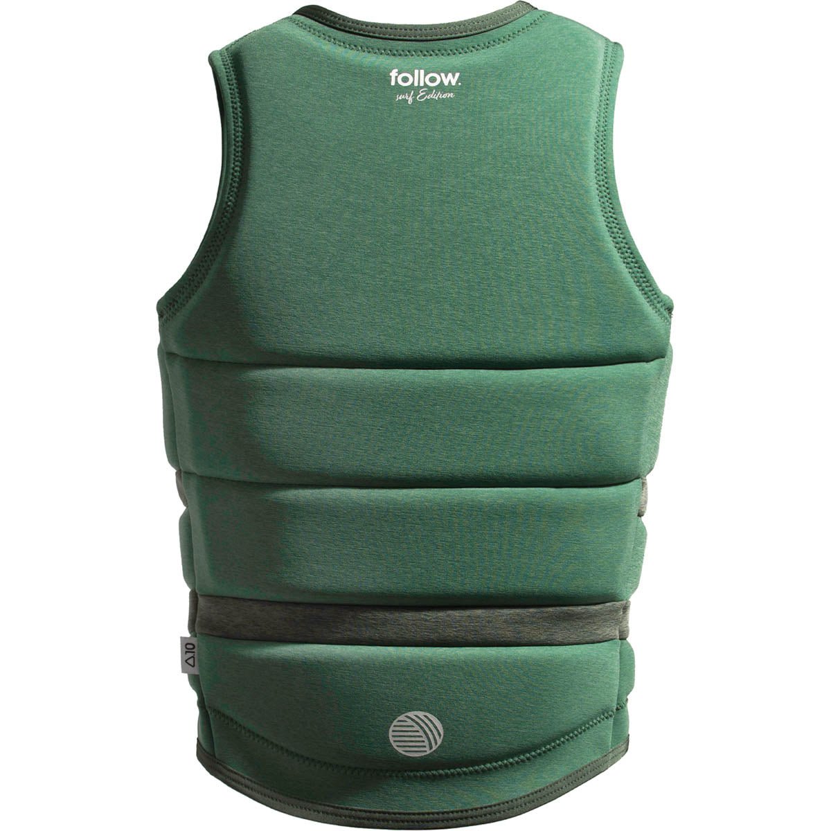 Follow Surf Edition Ladies Comp Wake Vest in Olive - BoardCo