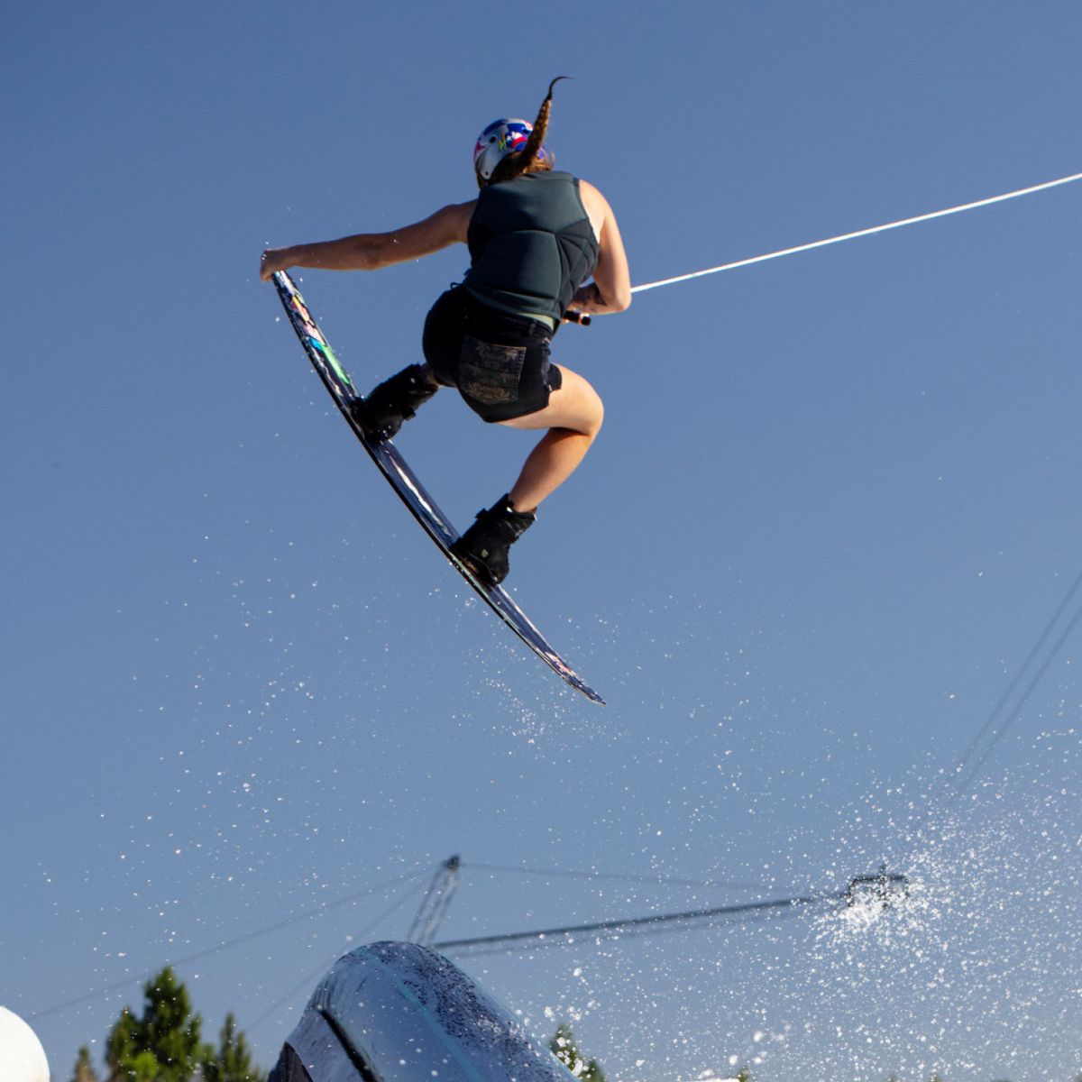 Follow The Rosa Ladies Comp Wake Vest in Olive - BoardCo