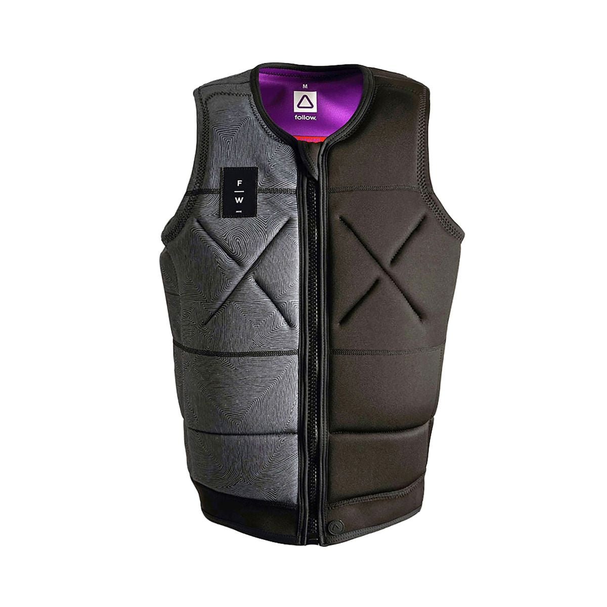 Follow Unity Comp Wake Vest 2022 in Pedro Black - BoardCo