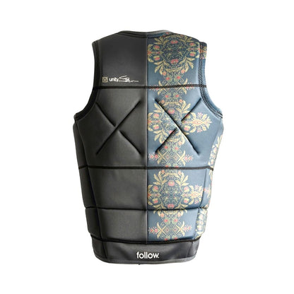 Follow Unity Comp Wake Vest 2022 in SB Charcoal - BoardCo