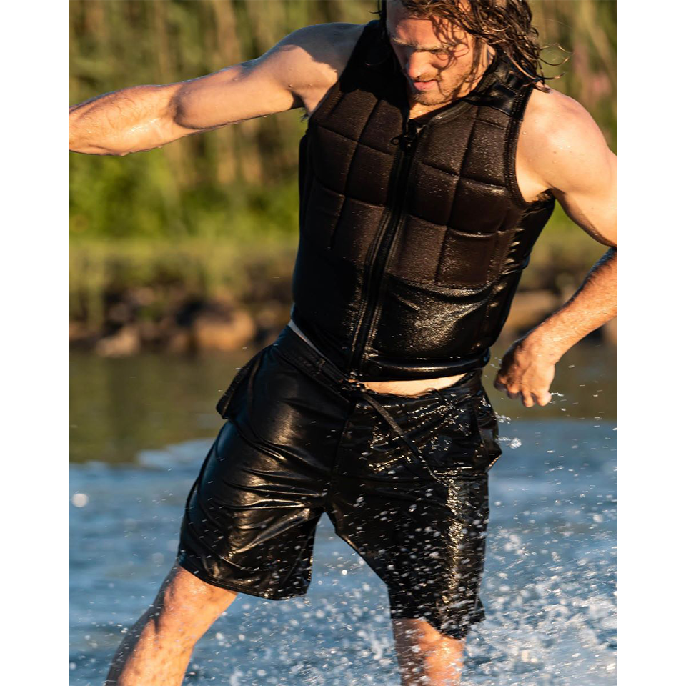 Follow RD Comp Wake Vest in Black/Brown