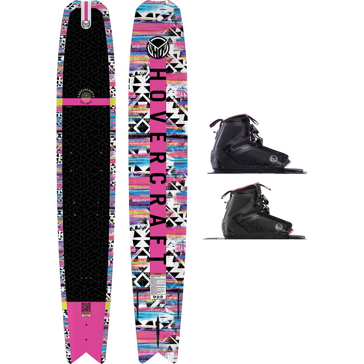 HO Hovercraft Tribal Pink w/WMN Stance 110 Dbl Water Ski Package 2024 - BoardCo