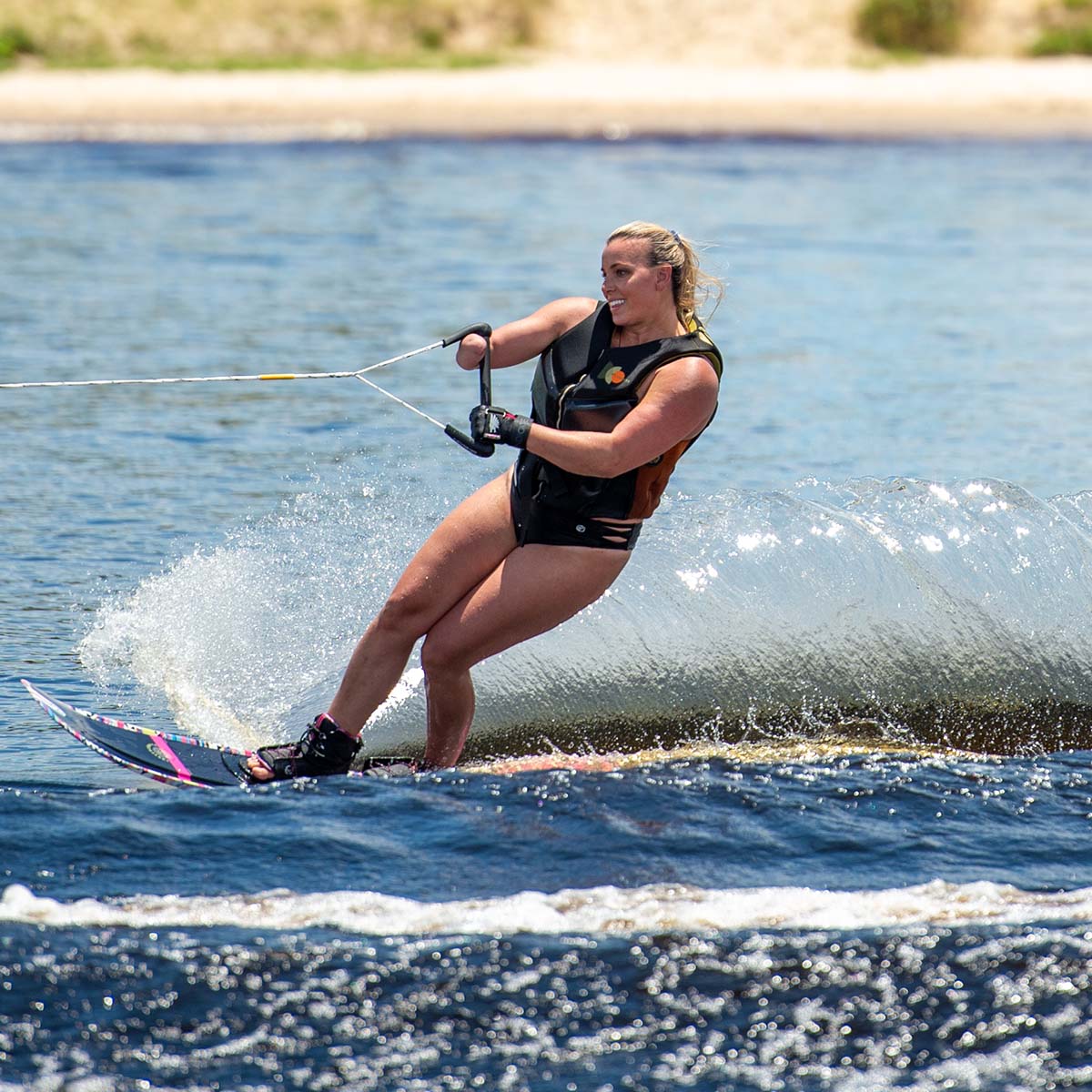 HO Hovercraft Water Ski 2026 Tribal Pink | Women's Freeride Style