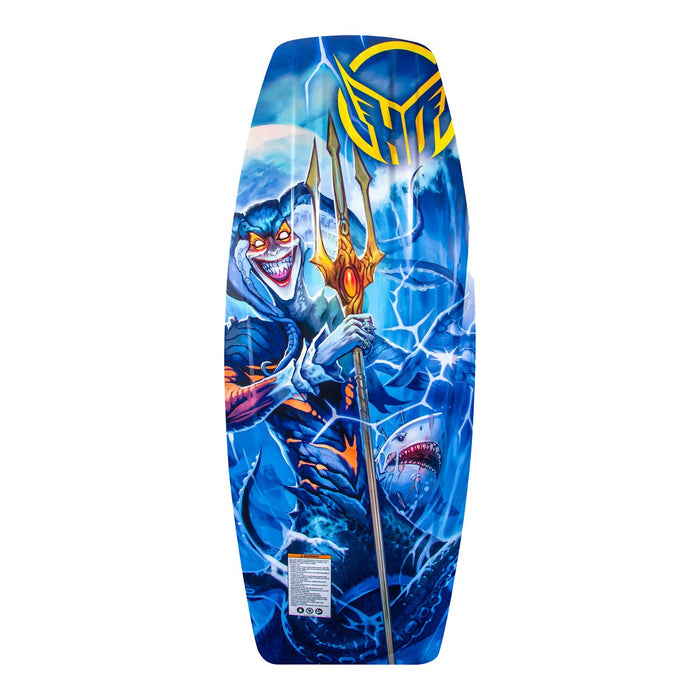 HO Sports Agent Kneeboard With PanannoLock Strap - 3-Stage Rocker, Diamond Tip & Tail For Wakeboarding & Kneeboarding