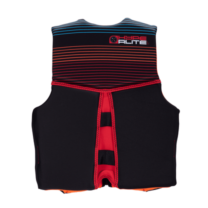 Hyperlite Boy's Youth Indy CGA Life Jacket in Black/Red - BoardCo