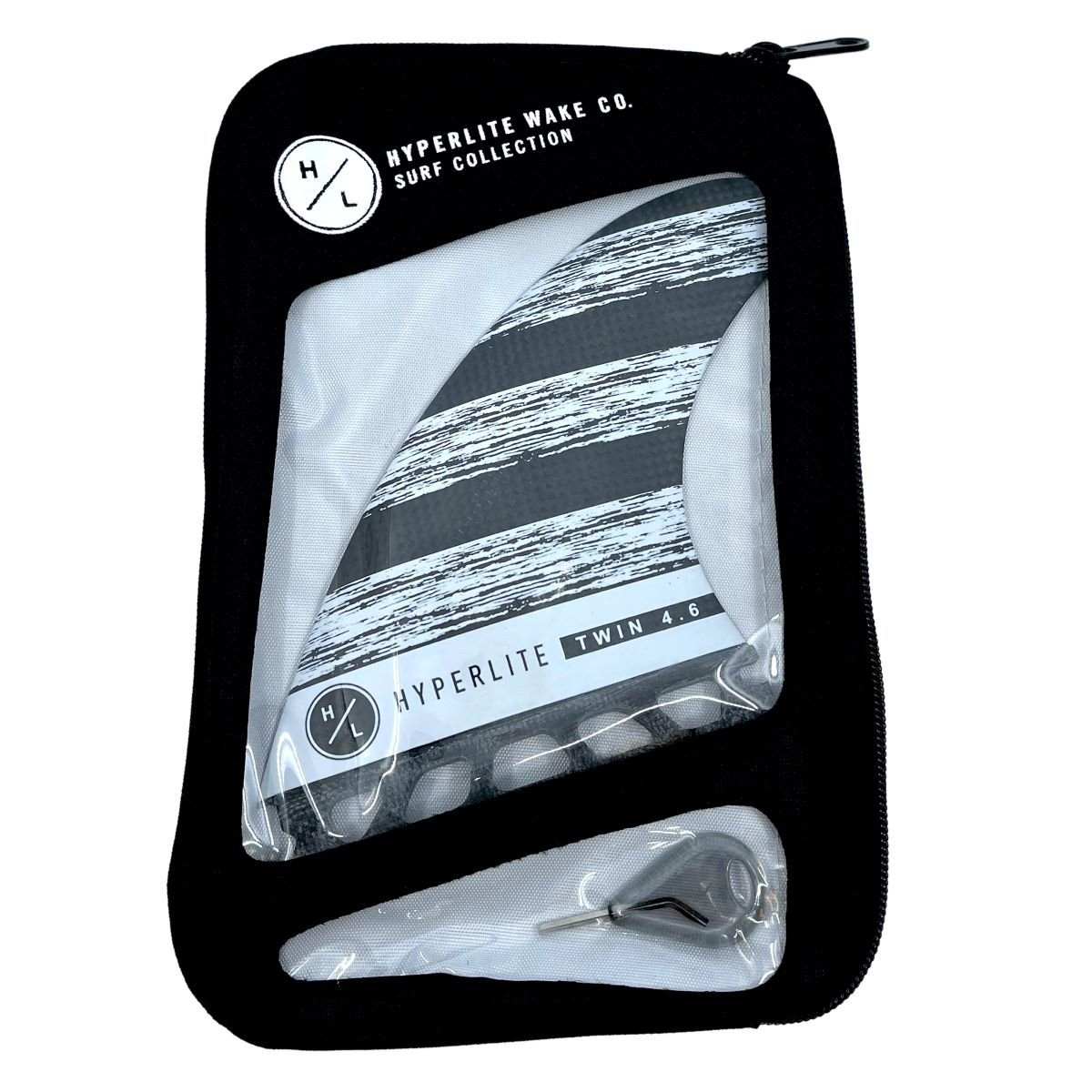 Hyperlite Carbon Twin Surf Fin Set (2 Fins) - BoardCo