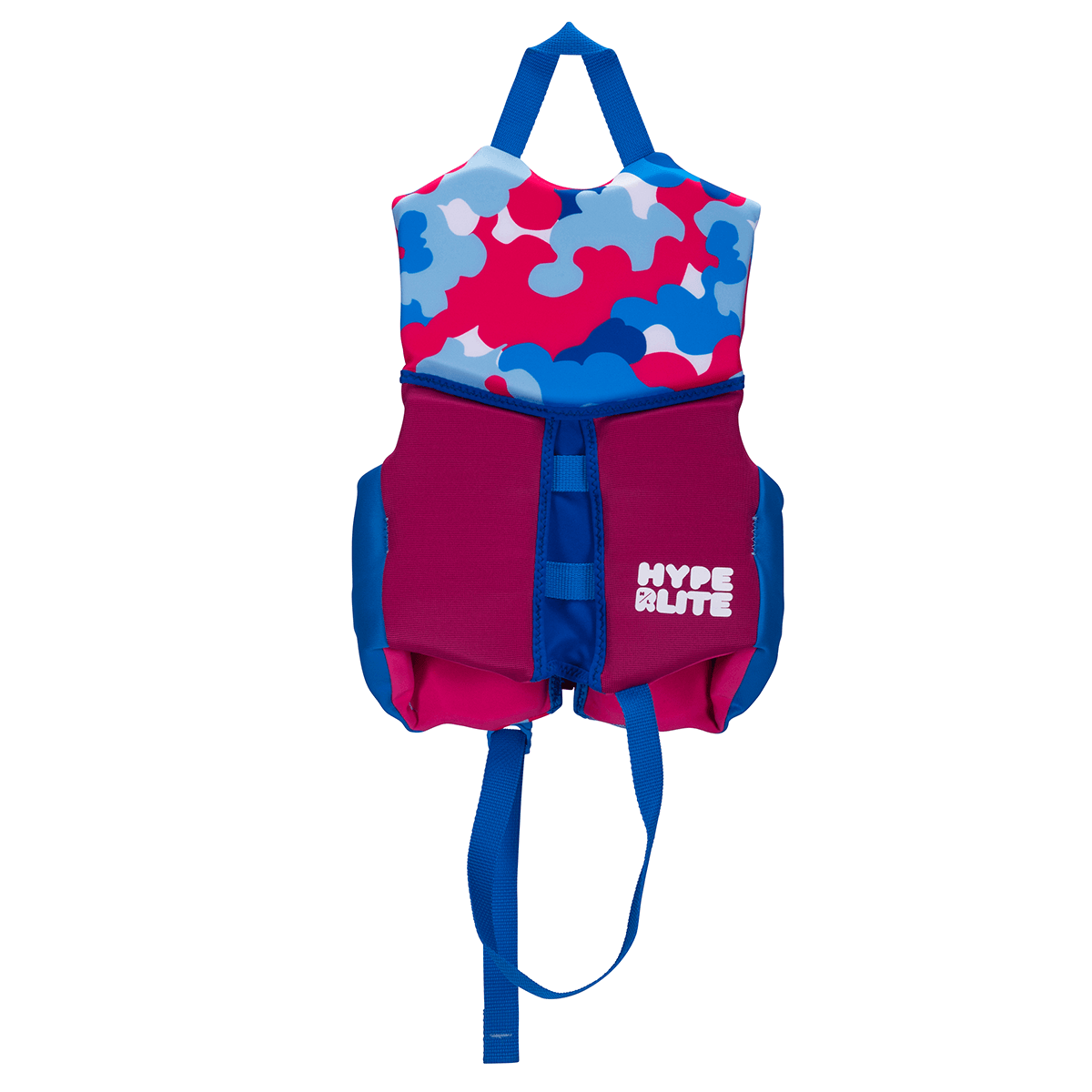 Hyperlite Girl's Child Indy CGA Life Jacket in Blue Camo - BoardCo