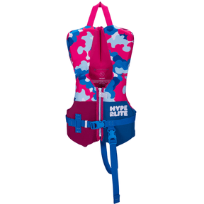 Hyperlite Girl's Toddler Indy CGA Life Jacket in Pink Camo - BoardCo