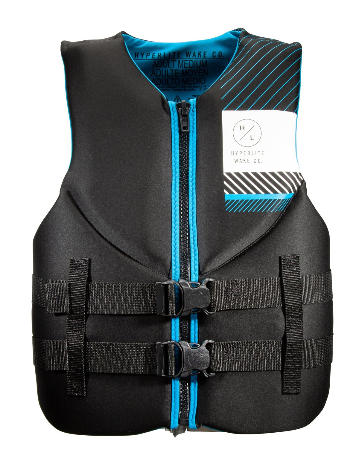 Hyperlite Indy CGA Life Jacket in Black / Blue - BoardCo