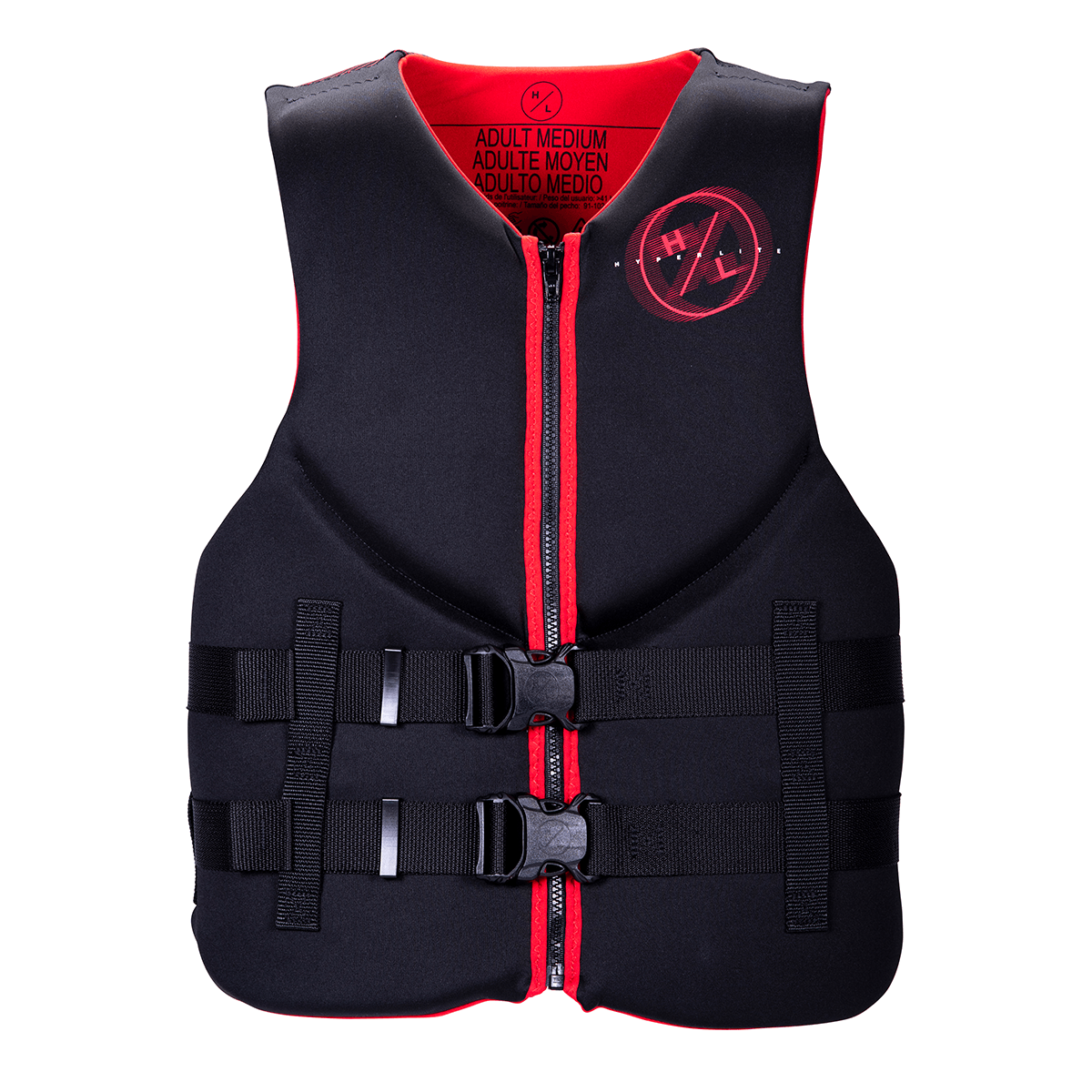 Hyperlite Men's Indy CGA Life Jacket in Black/Red - BoardCo