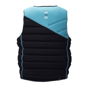 Hyperlite Storm Comp Wake Vest in Black/Aqua - BoardCo